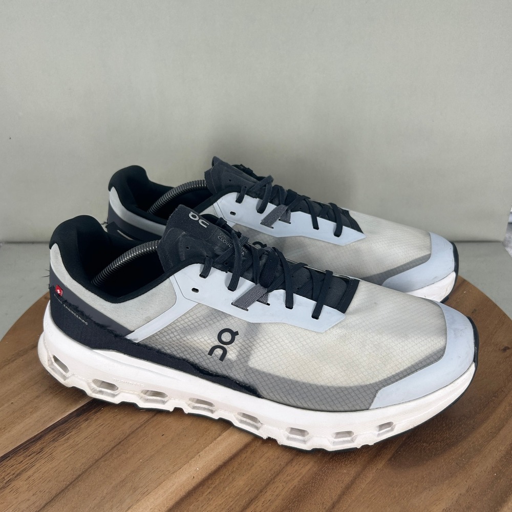 On Cloudvista Mens Running Shoes Size 13 White Grey Black 3ME30110818 Trail